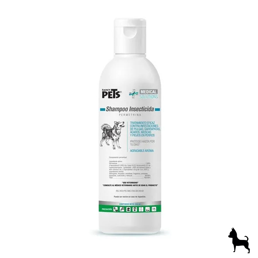 Shampoo Perro para Antipulgas Insecticida Garrapatas